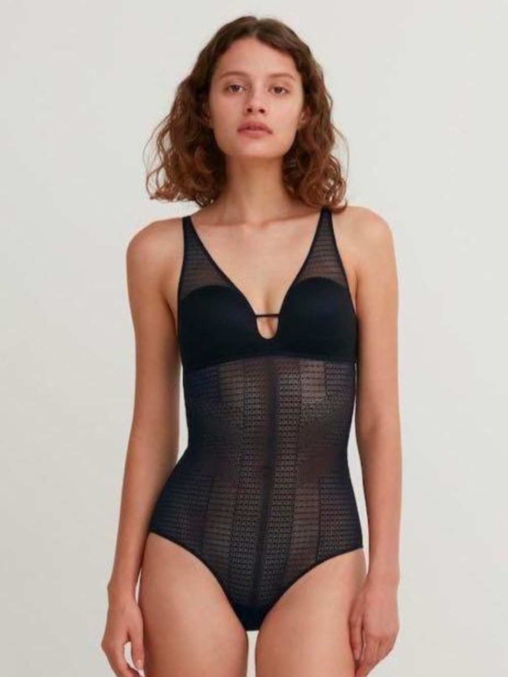 UNIQLO Mame Kurogouchi Mesh Bra Bodysuit